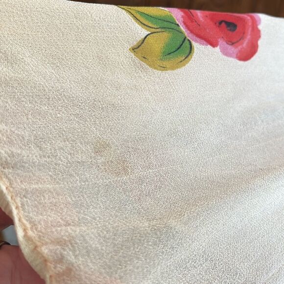 ANTHROPOLOGIE,  ONE FINE DAY SHEER FLORAL SHIRT  Size M - Picture 9 of 9